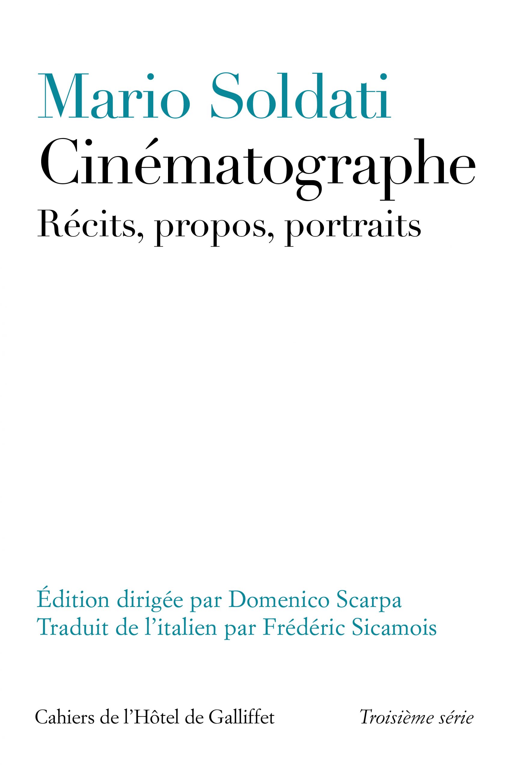 Cinématographe<br>Récits, propos, portraits</br>